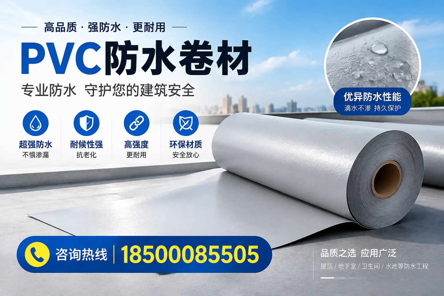 百色地区pvc防水卷材的市场现状与发展趋势